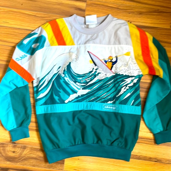 80’s Vintage Adidas Kayaking Amira River G9 Sweatshirt. - Picture 1 of 9
